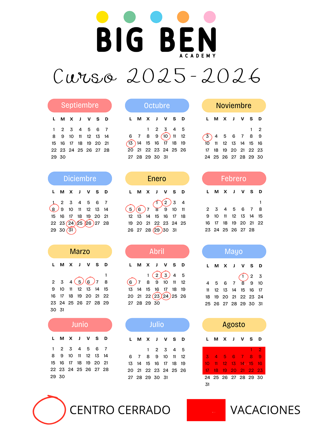 Calendario 2025